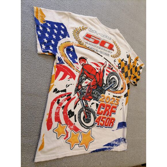 Honda‎ Male S Powersports World Champions Motorcycle Racing Graphic T-Shirt - Picture 12 of 12